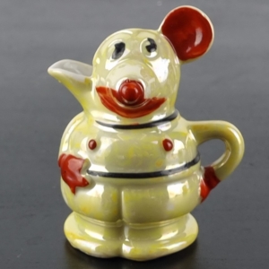 Antique Mickey Mouse milk mug by Walt Disney