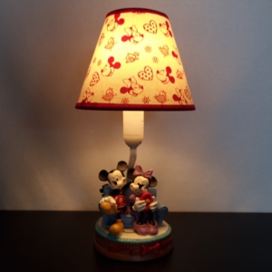 Vintage Mickey and Mickey Mouse lamp lamp by Walt Disney