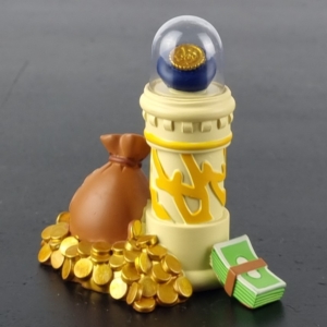 Scrooge McDuck lucky dime statue by Hachette in license of Walt Disney