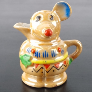 Antique Mickey Mouse milk mug by Walt Disney