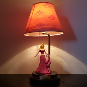 Vintage Sleeping Beauty lamp by Superfone