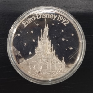 Collectible coin of the opening of Euro Disney from 1992