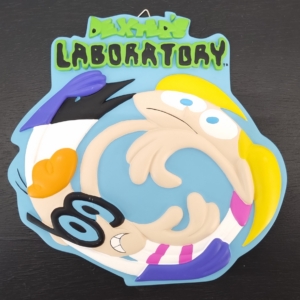 Vintage Dexter's Laboratory wall plate by Grieco Collection