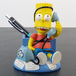 Bart Simpson pen tray