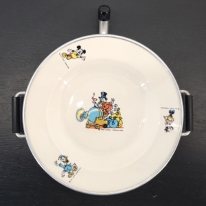 Vintage Scrooge McDuck child's warming dish