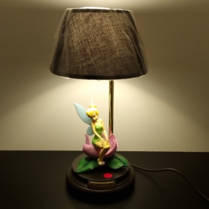 Vintage Tinker Bell lamp by Superfone in license of Walt Disney