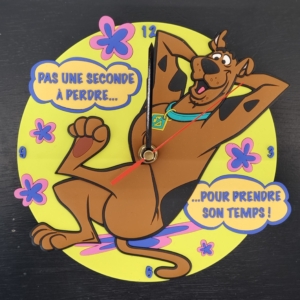 Rare, collectible Scooby Doo clock by Tropico Diffusion