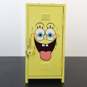 Vintage SpongeBob SquarePants metal locker by Avenue of the Stars