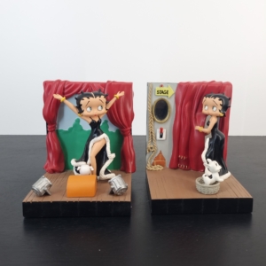 Betty Boop Bookends From Spotlight to Side Stage
