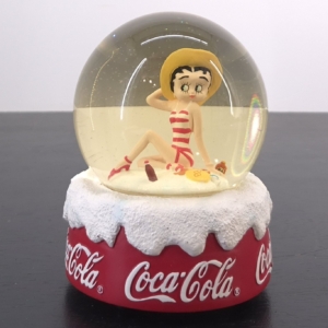 Betty Boop Coca-Cola Snow Globe