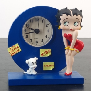 Betty Boop Desk Clock
