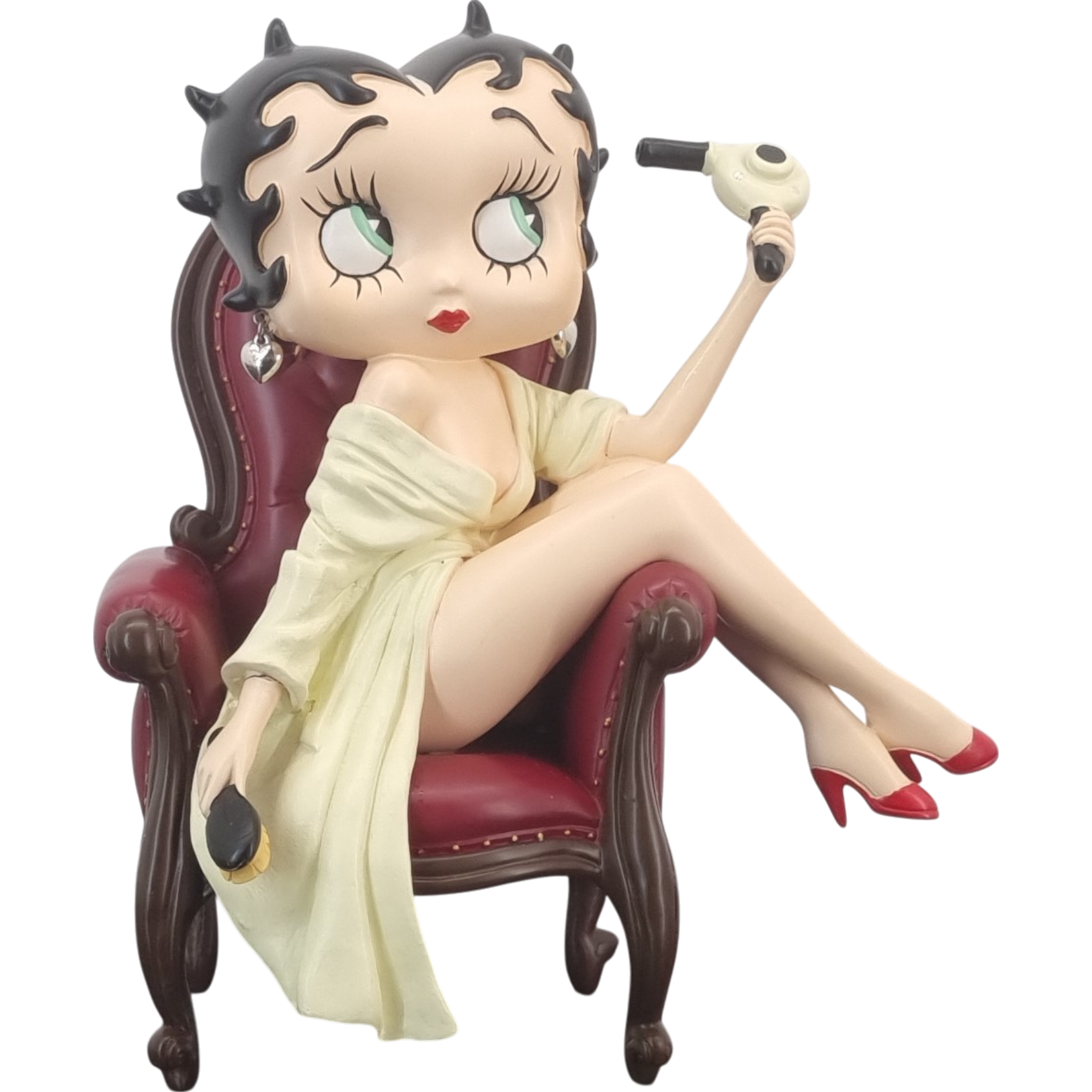 Betty Boop Grooming Statue by Peter Mook