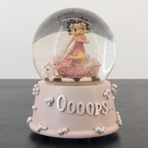 Betty Boop Oooops Snow Globe Music Box