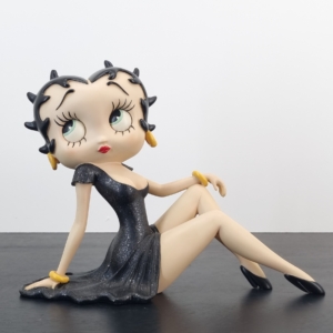 Betty Boop Sitting In A Black Dress Statue - Peter Mook - Rutten