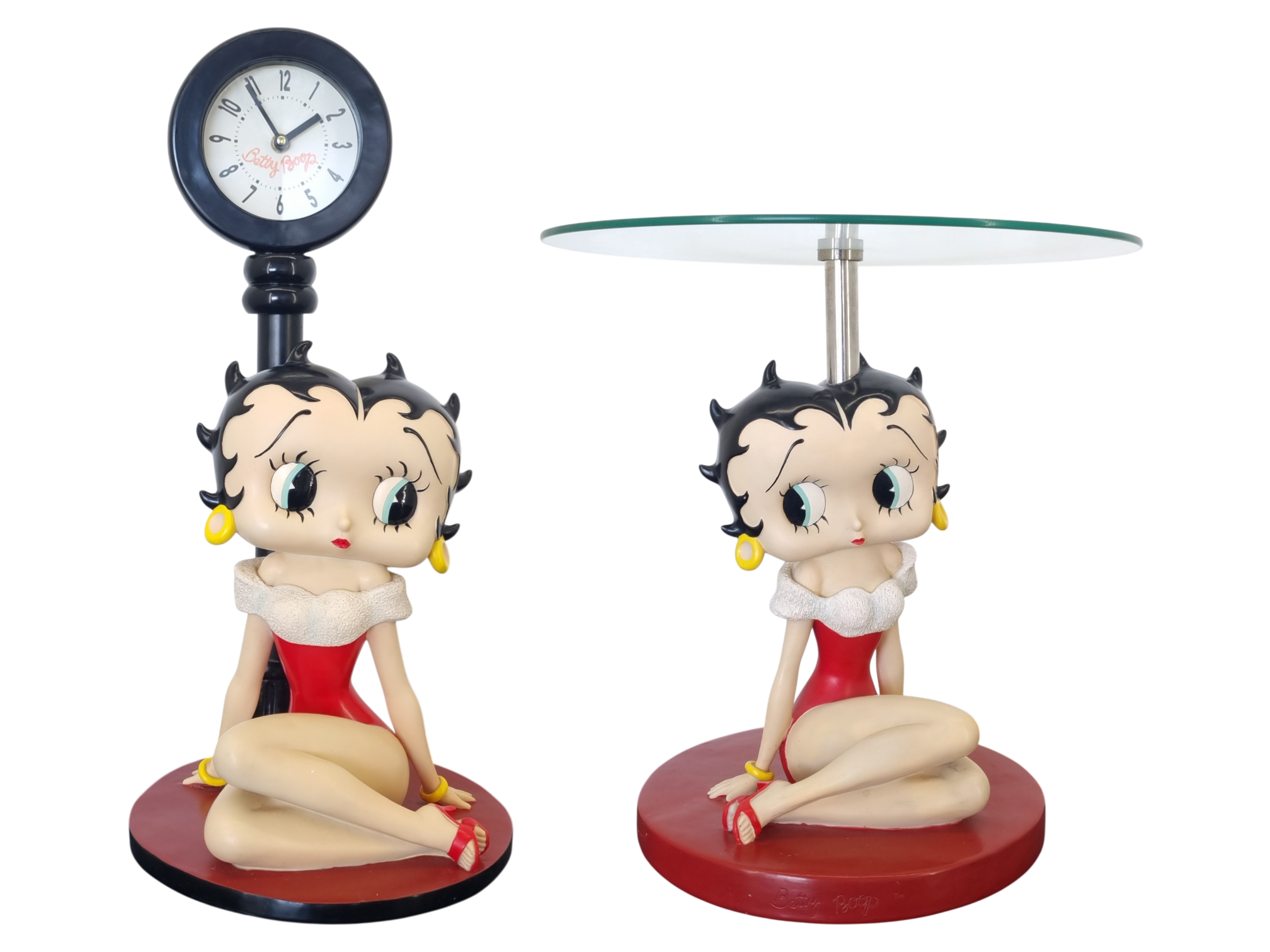 Betty Boop Table and Betty Boop Clock
