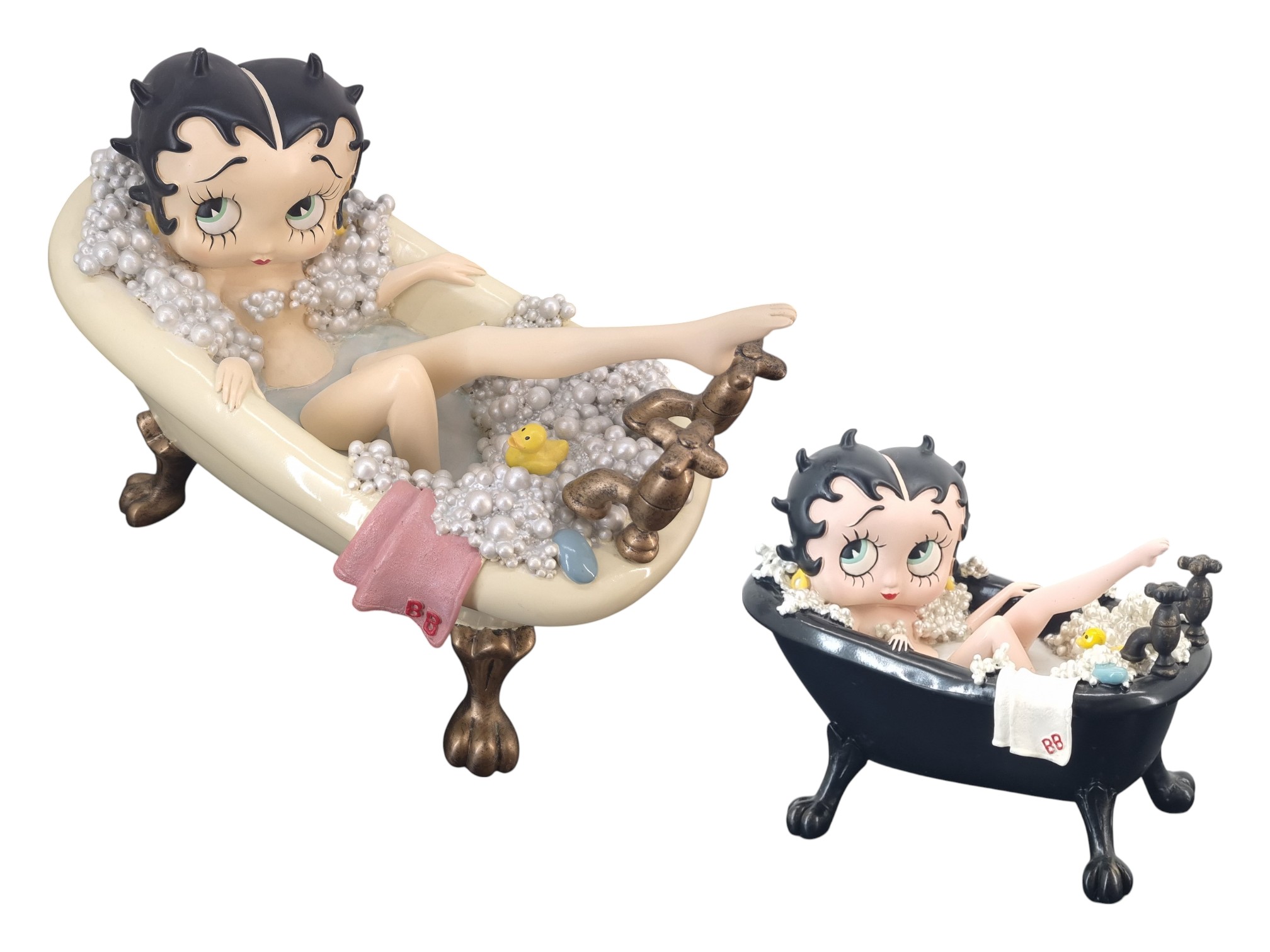 Betty Boop Taking a Bath Statue Mid Fig and Big Fig Betty Boop Taking a Bath Big Fig and Mid Fig Statues - Peter Mook - Rutten