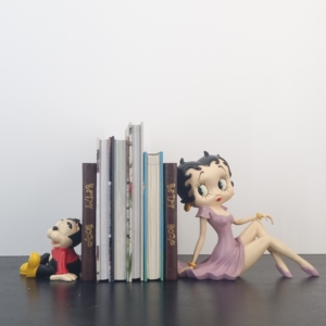 Betty Boop and Pudgy bookends - Peter Mook - Rutten