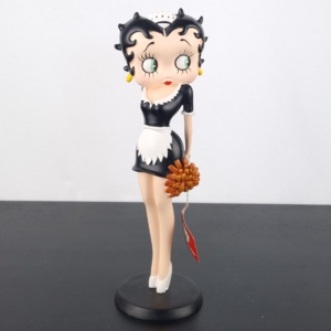 Betty Boop as cleaning lady statue - Peter Mook