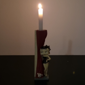 Betty Boop candle stand