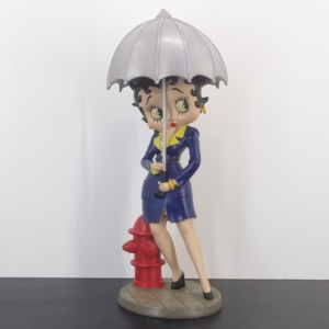 Betty Boop holding a umbrella statue - Peter Mook - Rutten