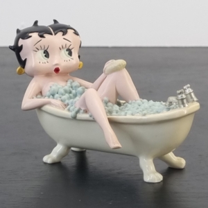 Betty Boop sitting in bath statue