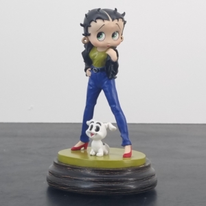 Betty Boop and Pugsley statue