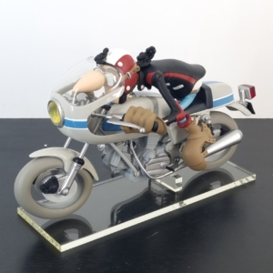 Brasletti Ducati statue - Joe Bar - Demons Merveilles