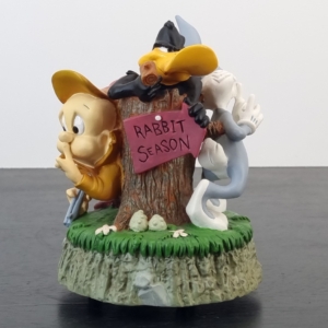 Daffy Duck with Bugs Bunny and Elmer Fudd music box