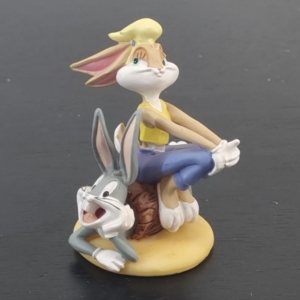 Bugs Bunny with Lola Bunny figurine