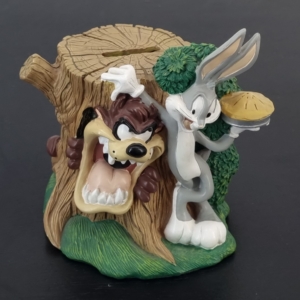 Bugs Bunny and the Tasmanian Devil money box