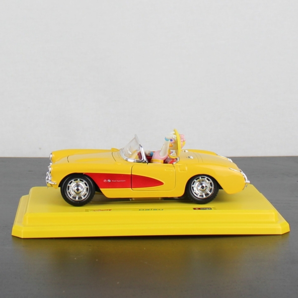 Daisy Duck Chevrolet Corvette - Bburago - Daisy Duck Chevrolet Corvette - Bburago