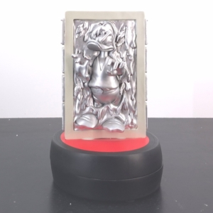 Donald Duck as Han Solo in Carbonite Star Wars Weekends 2014 figure with pin