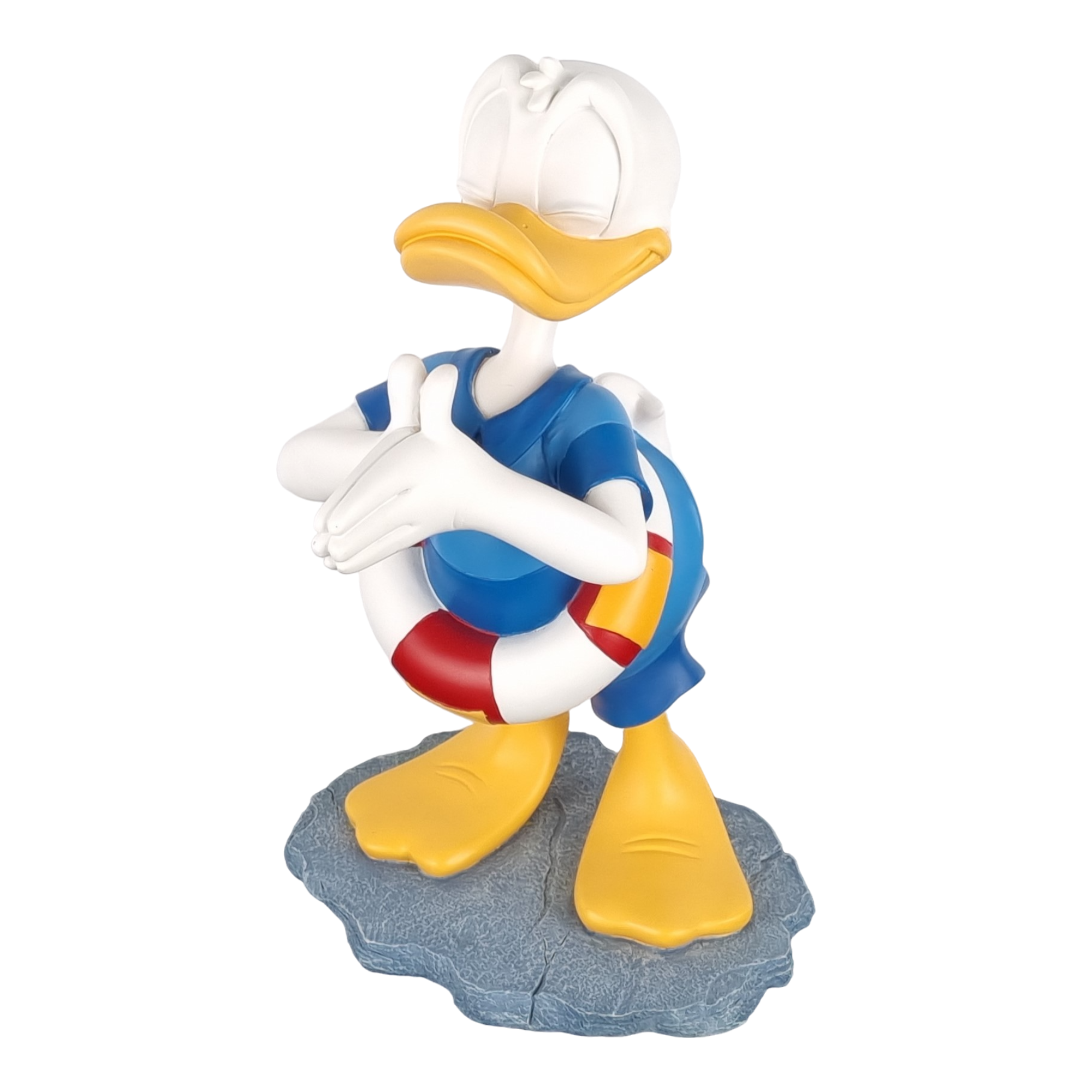 Donald Duck diving - Garden statue