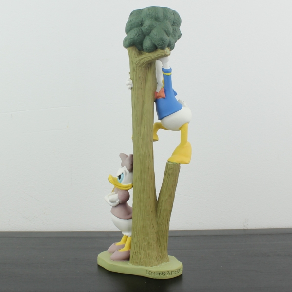 Donald and Daisy Duck candle stand _left front - Donald and Daisy Duck candle stand _left front