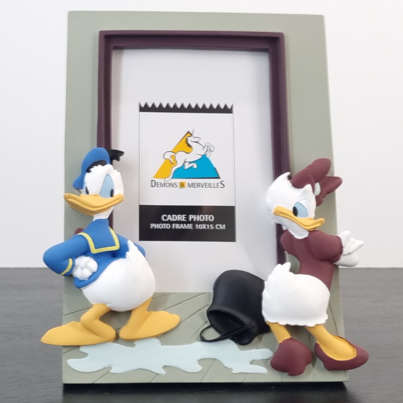 Vintage Donald and Daisy Duck picture frame