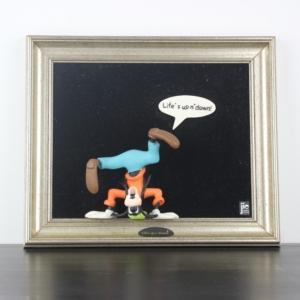 Goofy Lifes Up n down Jie Art silver frame