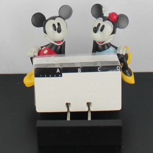 Vintage Mickey and Minnie Mouse address holder