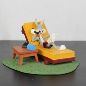 Bugs Bunny on the phone statue by Atlas