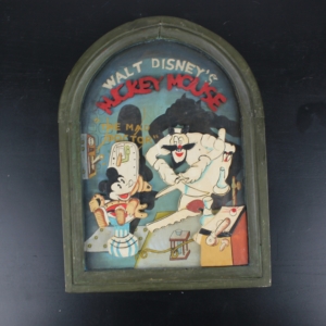 Vintage Mickey Mouse ''Mad Doctor'' wooden wall art