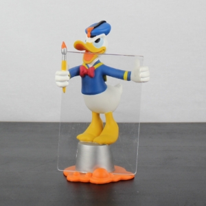 Donald Duck as painter sculptured picture frame