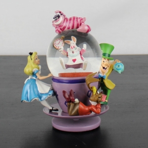 Alice in Wonderland snowglobe by Walt Disney