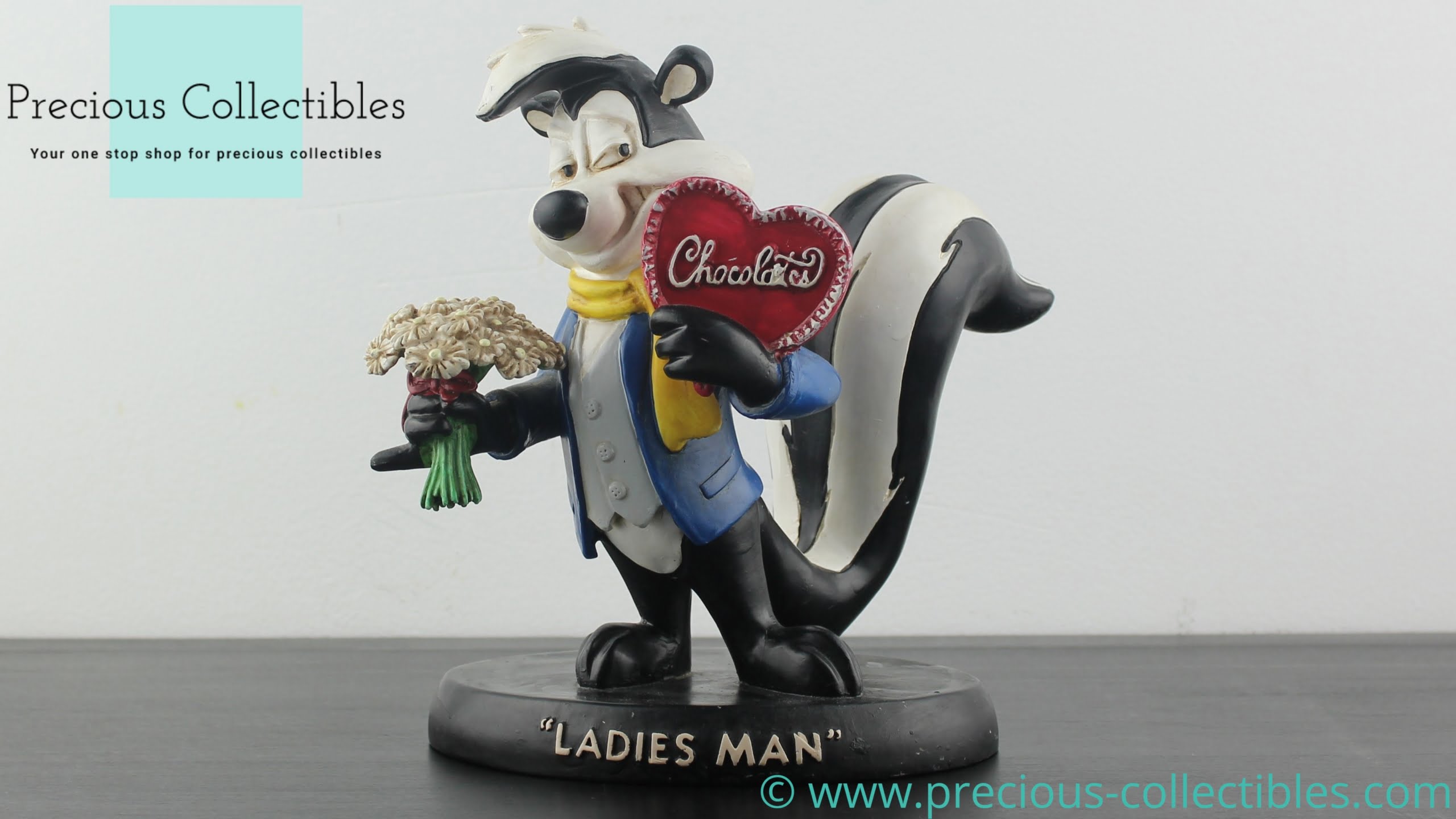 Pepe Le Pew 'ladies man' Looney Tunes statue by Warner Bros