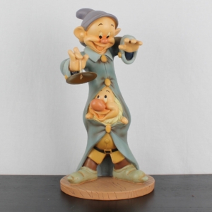 Dopey and Sneezy big garden statue by Walt Disney