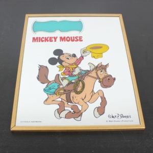 Vintage Mickey Mouse mirror by Walt Disney