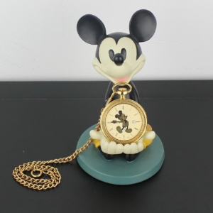 Mickey Mouse statue with watch by Walt Disney