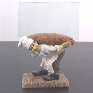 Laurel baker picture frame with baguette and clear photo panel