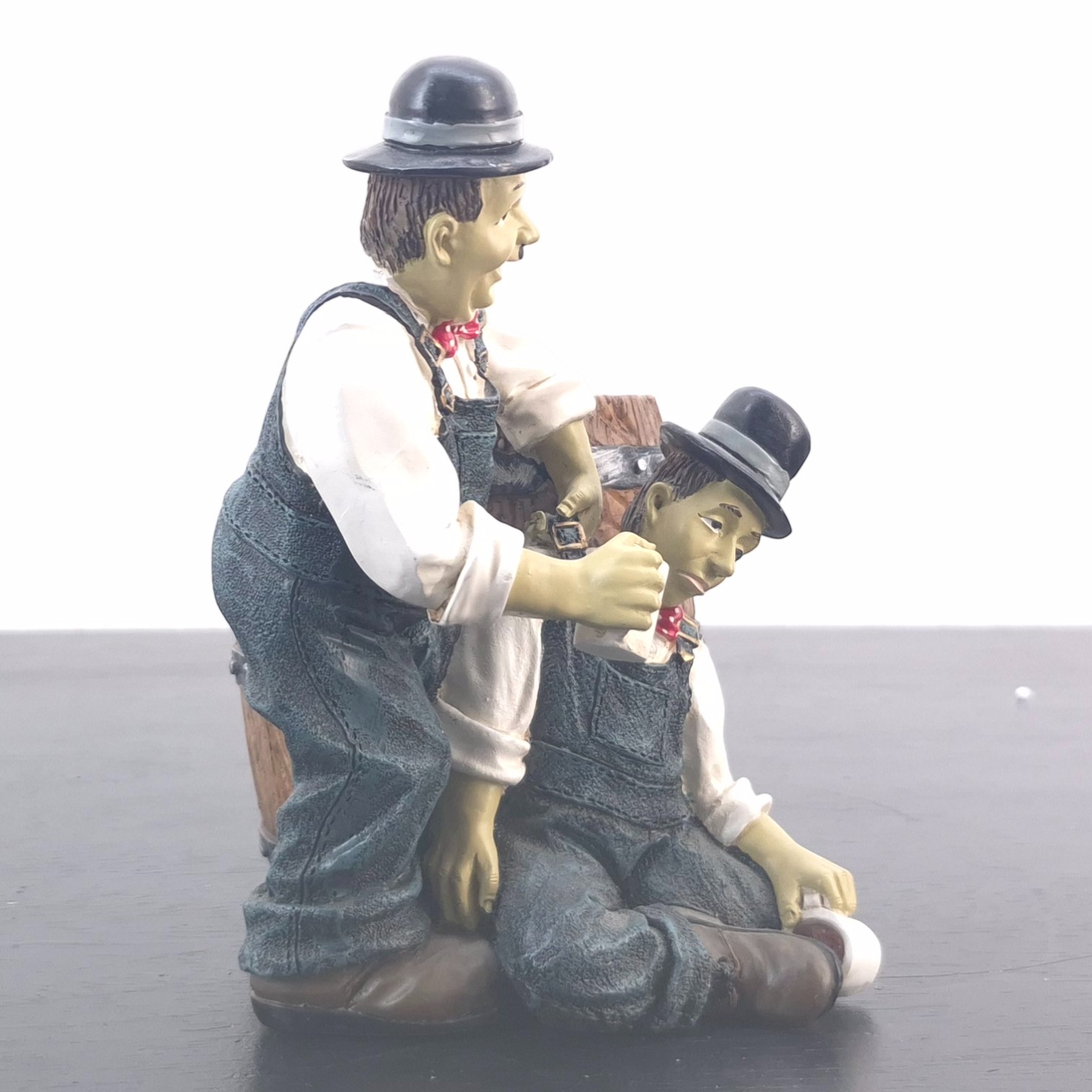 Laurel and Hardy money box - Handle With Care Stanley _front - Laurel and Hardy money box - Handle With Care Stanley _front