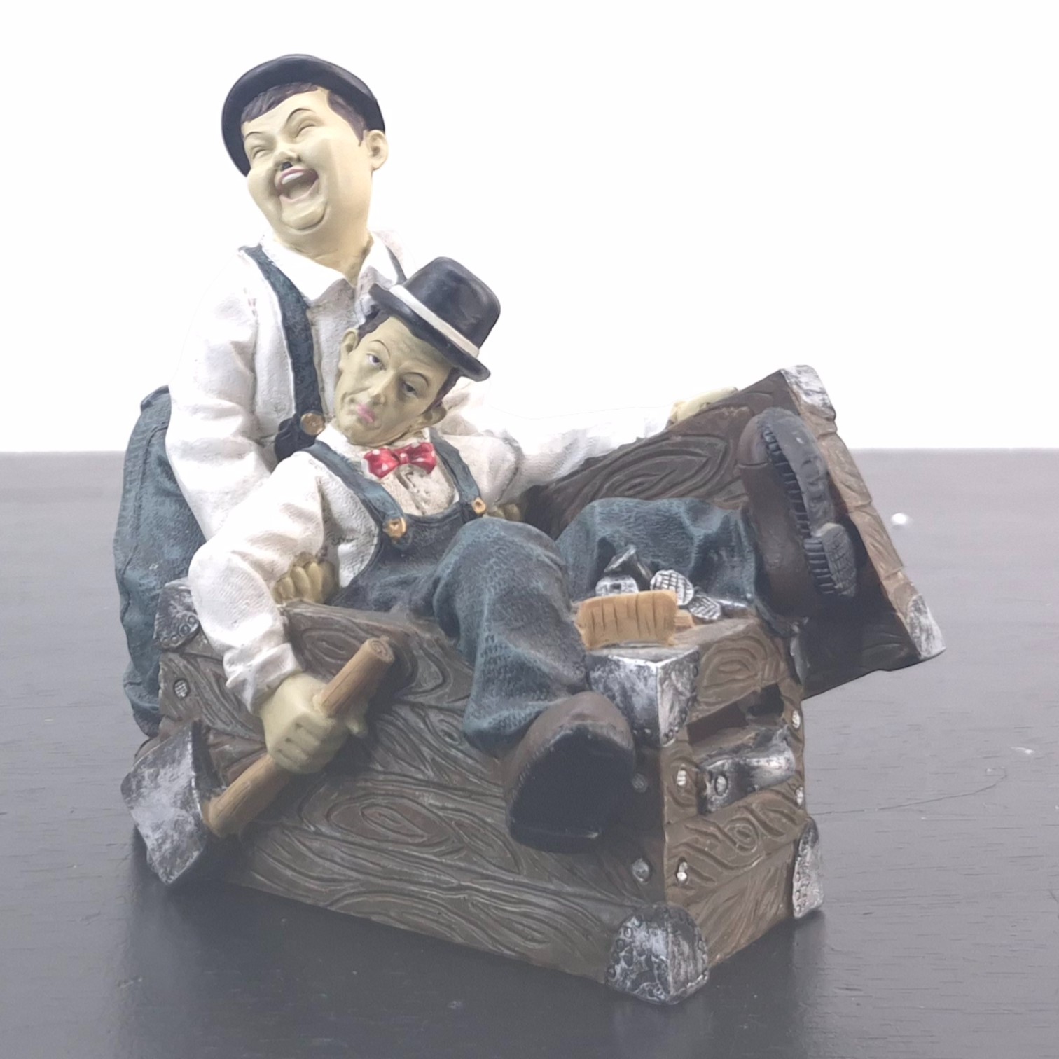 Laurel and Hardy money box - Handle With Care Stanley - Laurel and Hardy money box - Handle With Care Stanley