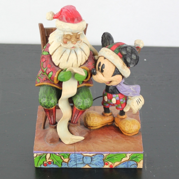 Mickey Mouse - Checking It Twice - Jim Shore - Walt Disney Traditions - Mickey Mouse - Checking It Twice - Jim Shore - Walt Disney Traditions