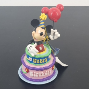 Mickey Mouse Happy Birthday figurine